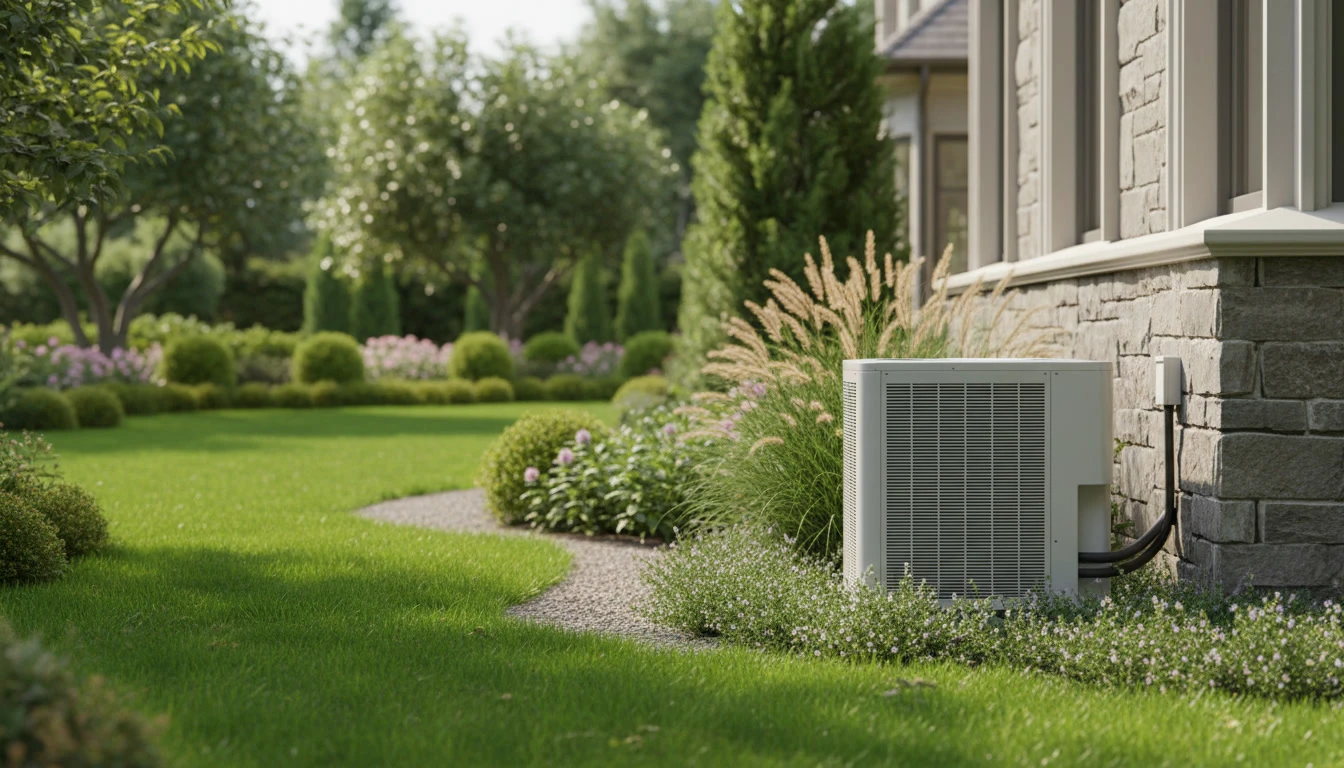 Une personne en pull noir manipule des granul&eacute;s de bois, tenant une poign&eacute;e au-dessus d'un r&eacute;servoir de po&ecirc;le &agrave; pellets ouvert